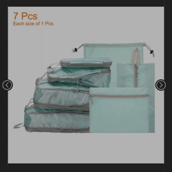 BNWOT Unique Bargains Compression Packing Cube Expandable Storage 7pcs - Picture 3 of 6